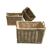 Nest of 3 Log Baskets