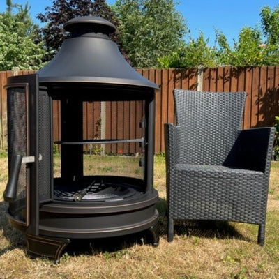 UK STOVE FANS OUTDOOR COOKING FIRE PIT PICTURE 2